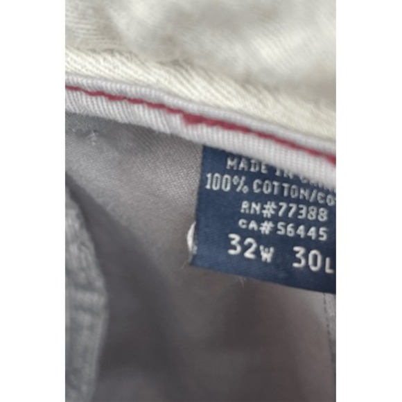J. Crew Chino Pants Men's Size 32 x 30 Gray Beige Straight‎ Leg - Picture 8 of 9